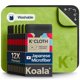thumbnail image 1 of Paño de limpieza Koala Lens de microfibra japonés negro y verde, 1 of 9
