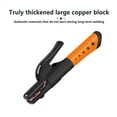 thumbnail image 4 of Welding Electrode Clamp Copper Electrode Clamp 300A Heavy Duty All Copper Brass Electrode Clamp for Metal Processing, 4 of 8