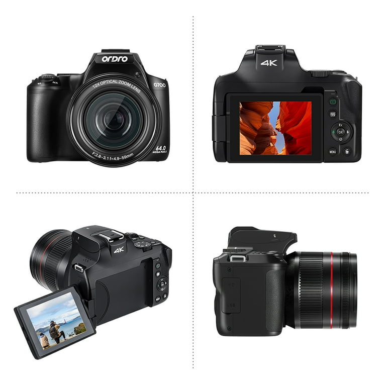 Máy ảnh Vivitar 4k Action Camera Dual Screen Manual Panasonic Lens