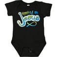 thumbnail image 3 of Inktastic Hooked on Jesus Christian Boys or Girls Baby Bodysuit, 3 of 5