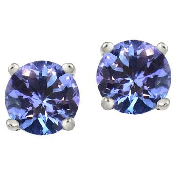 Sterling Silver 1.8ct Tanzanite Earrings