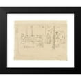 thumbnail image 2 of Camille Pissarro 24x19 Black Modern Framed Museum Art Print Titled - Festival at Pontoise (C. 1872), 2 of 5