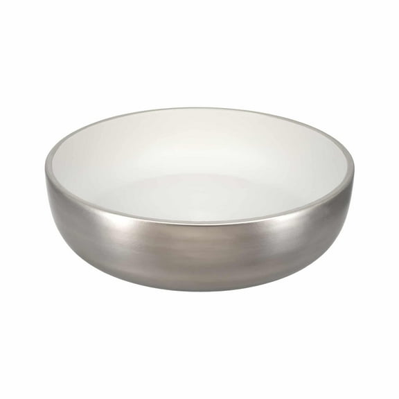 Native Trails Pml1616 Precious Metals Bliss 16" Circular Fireclay Vessel Bathroom Sink -