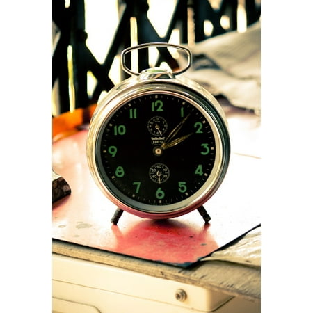 Canvas Print Alarm Clock Schedule Time Countdown Alarm Clock Stretched Canvas 10 x 14