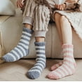 thumbnail image 7 of Women's Thermal Mid-Calf Socks Windproof Winter Cotton Crew Socks, 7 of 7