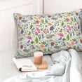 thumbnail image 4 of Fotbe Rabbit And Butterfly Funda de Almohada Decorativa Estilo Occidental, Lujo en Algodón, Fundas para Almohadas King, Cojín Estampado para Decoración del Hogar-14"x20", 4 of 6