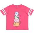thumbnail image 3 of Inktastic Kawaii Kitten Stack Boys or Girls Toddler T-Shirt, 3 of 5
