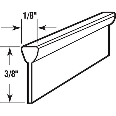 Prime Line T 8681 37 In Storm Door Bottom Sweep 44 Gray