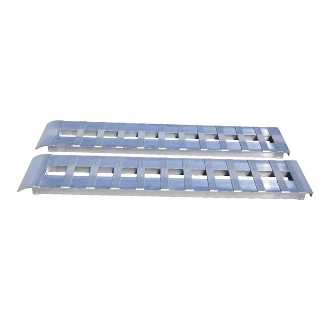 Gen-Y Hitch Bed Ramp GH-16096 RAMPS; Non-Folding; 8 Foot Length; 15 Inch Width; 5000 Pound Capacity; Aluminum; Set of 2