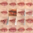thumbnail image 5 of 5pcs/15pcs 10mm Punk Stainless Steel Fake Lip Rings C-Clip Lip Rings Rook Tragus Faux Septum Body Piercing Jewelry, 5 of 8