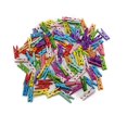 thumbnail image 4 of Oubit Office Note Clip,200Pcs Assorted Color Home Home Clip Wooden Clip High Capacity, 4 of 9