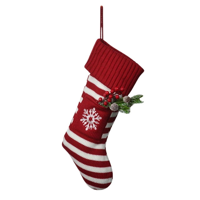 Transemion Cadeaux de Noël Ajoutez un Sort de Noël à la Maison Tissage de Précision pour Durabilité Flocons de Neige Rouges