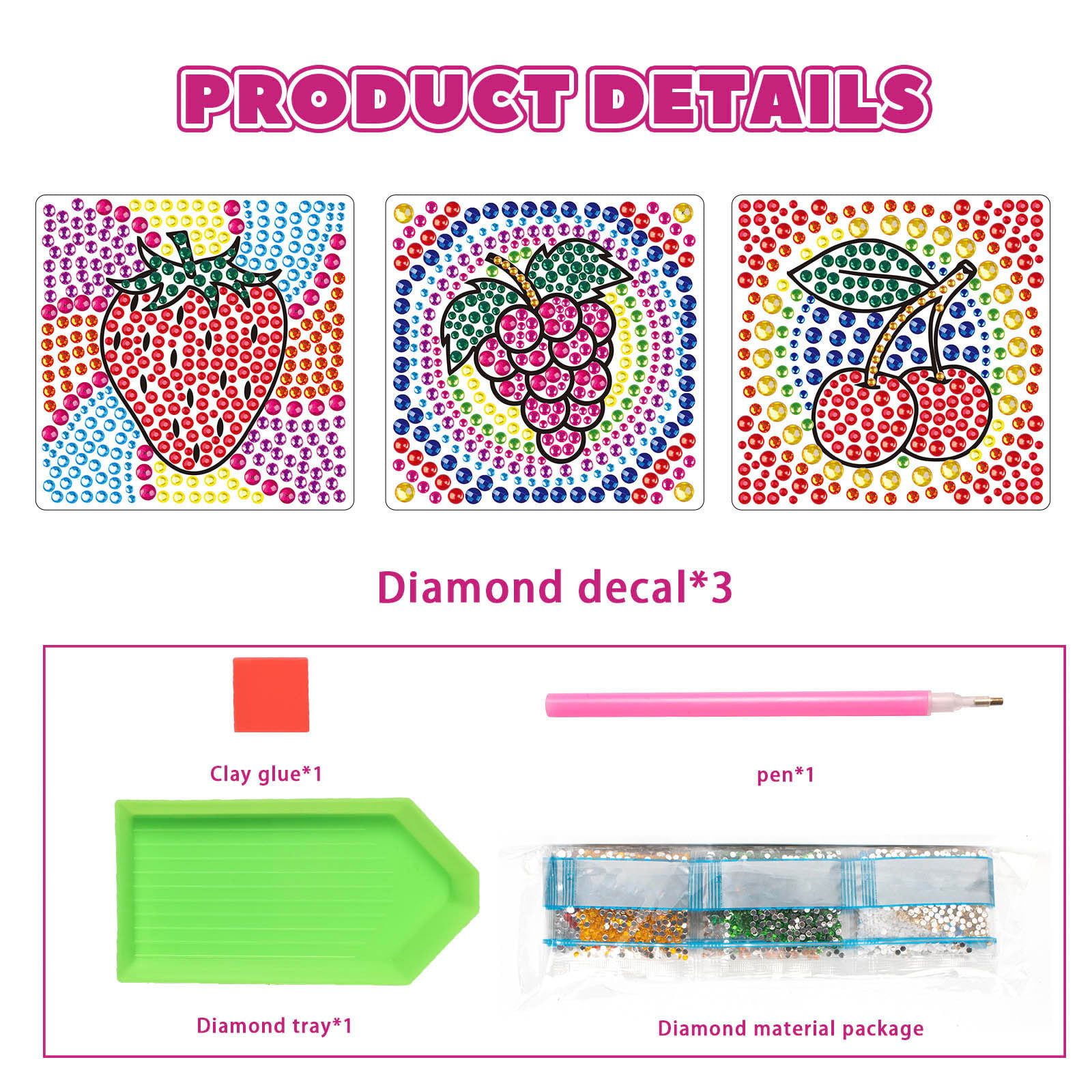 Kids Arts And Crafts Ages 4-8 Boys Arts Training Equipment Boards 5D  Diamond Art Stickers And Suncatchers DIY Diamond Pasted Painting Dots  Stickers For Kids Gift Big Gem Window Kit 3 Pack 