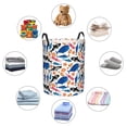 thumbnail image 6 of Daiia Cute Sea Animals Round Laundry Basket with Handles Thickened Waterproof Circular hamper,Dirty Clothes Storage Basket for Bedroom,Bathroom,College Dorm-Small, 6 of 8
