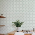 thumbnail image 3 of Tempaper Decorative Tile Green Peel and Stick Wallpaper, 20.5" x 16.5', 3 of 7