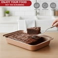 thumbnail image 3 of EXERAUO Bakeware Set 5-Piece, Non-Stick Baking Pans Set,Stackable Baking set with Muffin Pan,Round/Square Cake Pan, Loaf Pan,Deep Baking Pan, 3 of 11