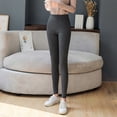 thumbnail image 5 of Winter Leggings Women Velvet Fleece Lined Slim High Waist Skinny Women Legging Thermal Pants Warm Legging, 5 of 8