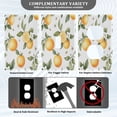 thumbnail image 3 of Yayeee Blank Wall Plate Cover 1-Gang 4.5"x2.7" Home Unused Decorative Outlet, White Watercolor Oranges, 3 of 7