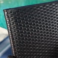 thumbnail image 3 of Luna Outdoor 3 Piece Square 26 Inch Wicker Bar Set, Multibrown, 3 of 6