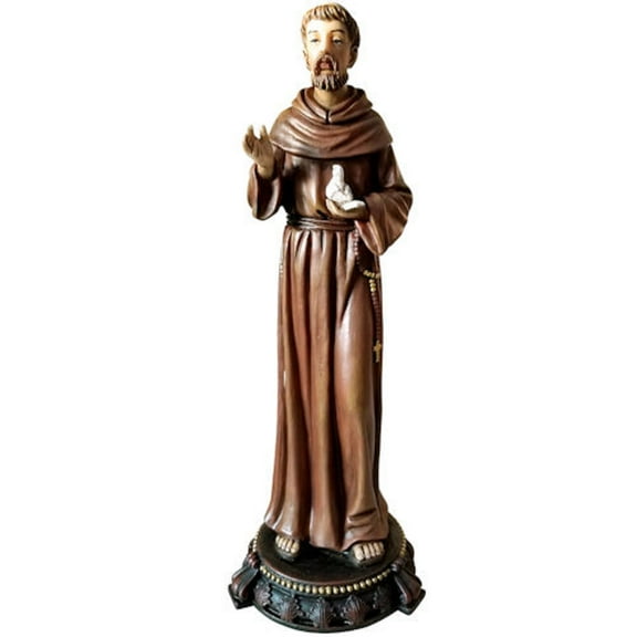 Saint Francis Figurine 13 x 4.5 x 4.5 Inch