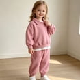 thumbnail image 5 of Timegard Infant Unisex Clothes Cotton Sets Boys Girls Casual Workout Sets Collar Pullover Joggers Toddler Loose Outfits, 5 of 7