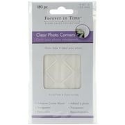 Multicraft Adhesive Photo Corners-Clear, .87" 180/Pkg