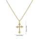 thumbnail image 3 of Collar Collar Hip Hop Versatile Sense Collar de cruz de cobre, 3 of 6