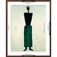 thumbnail image 5 of Art.com Suprematist Female Figure, 1928-32 Giclee Print by Kasimir Malevich, Brown Frame Wall Art, 23" x 29", 5 of 5