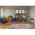 thumbnail image 2 of Orlando Blue Yellow Traditional Indoor/Outdoor Area Rug 1'10" x 2'11", 2 of 5