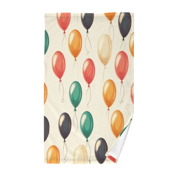 Pure Cotton Face Towel 16x28 Inches Hand Towel Bath Towel Hand Bath Towels Soft Good Water Absorption for Washing Face Wiping Face Coloured Balloon