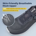 thumbnail image 5 of FitVille Men's Slip-resistant Wide Fit Walking Shoes With Arch Support Outsole All Day Long Comfort Thick-Sole Shoes, 5 of 6