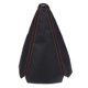 thumbnail image 5 of 16mm Pu Leather Car Gear Shift Collars Carbon Fiber Auto Car Manual Stick Shifter Knob Gear Shift Boot Cover Gaiter, 5 of 5