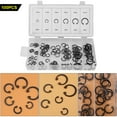 thumbnail image 3 of Noref Circlip, Snap Ring,100pcs Snap Retaining Ring Circlip Assortment Set 11mm - 21mm 6 Sizes with Box, 3 of 7