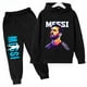 thumbnail image 5 of Conjunto de sudadera con capucha para niños y pantalones deportivos de 2 piezas para niños y niñas Ropa infantil con estampado de Messi Ropa de bebé, 5 of 5