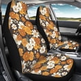thumbnail image 4 of XYZCANDO Set of 2 Car Seat Covers for car Front Seats Car Front Seat Covers Durable Stretchy, Truck SUV Van Car Seat Covers Set, Floral, 4 of 10