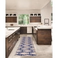 thumbnail image 2 of Linon Washable Shailley Polyester 2'x8' Rug in Ivory, 2 of 18