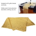 thumbnail image 3 of Mesa de Ropa de Tela de Lentejuelas, Elegante aluminio de aluminio Práctico Tela de Lentejuelas de Malla de Metal Color de Oro para decoración de la Bolsa, 3 of 7