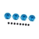 thumbnail image 2 of Conector hexagonal de metal RC, accesorios de bricolaje, piezas de repuesto para coche RC, fácil de instalar, cubo de rueda hexagonal Azul, 2 of 7