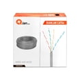 thumbnail image 1 of Bobina de Cable Qian Cat5e UTP CCA, Caja con 305m, Color Gris. Qian QGR-NC05E, 1 of 2