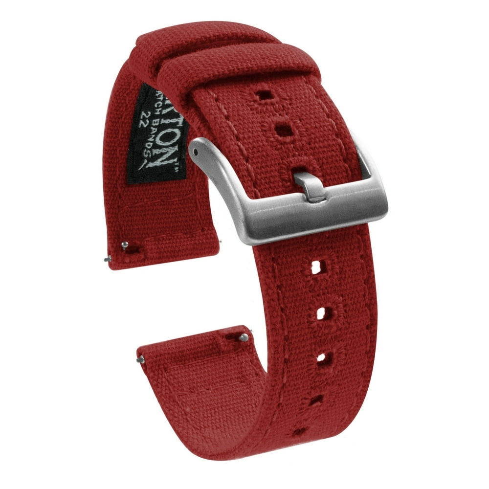 Barton Watch Bands BARTON Canvas Quick Release Watch Band Straps
