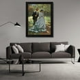 thumbnail image 3 of Monet, Claude 19x24 Black Modern Framed Museum Art Print Titled - Bazille and Camille, 3 of 6