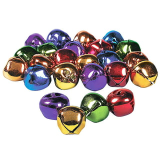 TEHAUX 100pcs Multi-Color Bells Jingle Christmas Bells Christmas Bells  Craft Golden Bells for Craft Small Bells for Crafting Jingle Bell Mini  Bells