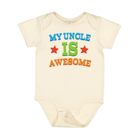 

Inktastic My Uncle is Awesome Gift Baby Boy or Baby Girl Bodysuit