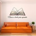 thumbnail image 1 of Spanish Wall Decals for Care Taker Daycare - Nunca es tarde para aprender Learning Quote in Spanish Home Wall Sticker - Size: 40 In x 24 In, 1 of 5