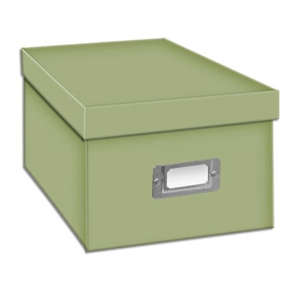 Pioneer Photo Album Photo CD/DVD Storage Box, Holds 21 CDs/10 DVDs, Sage Green