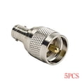 thumbnail image 1 of Enchufe macho UHF de 1/2/4/5 piezas a conector coaxial BNC hembra Jack RF convertidor de adaptador coaxial recto niquelado UHF a conector coaxial BNC seitruly TX1026-04, 1 of 2