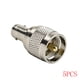 thumbnail image 1 of Enchufe macho UHF de 1/2/4/5 piezas a conector coaxial BNC hembra Jack RF convertidor de adaptador coaxial recto niquelado UHF a conector coaxial BNC Methold TX1026-04, 1 of 2
