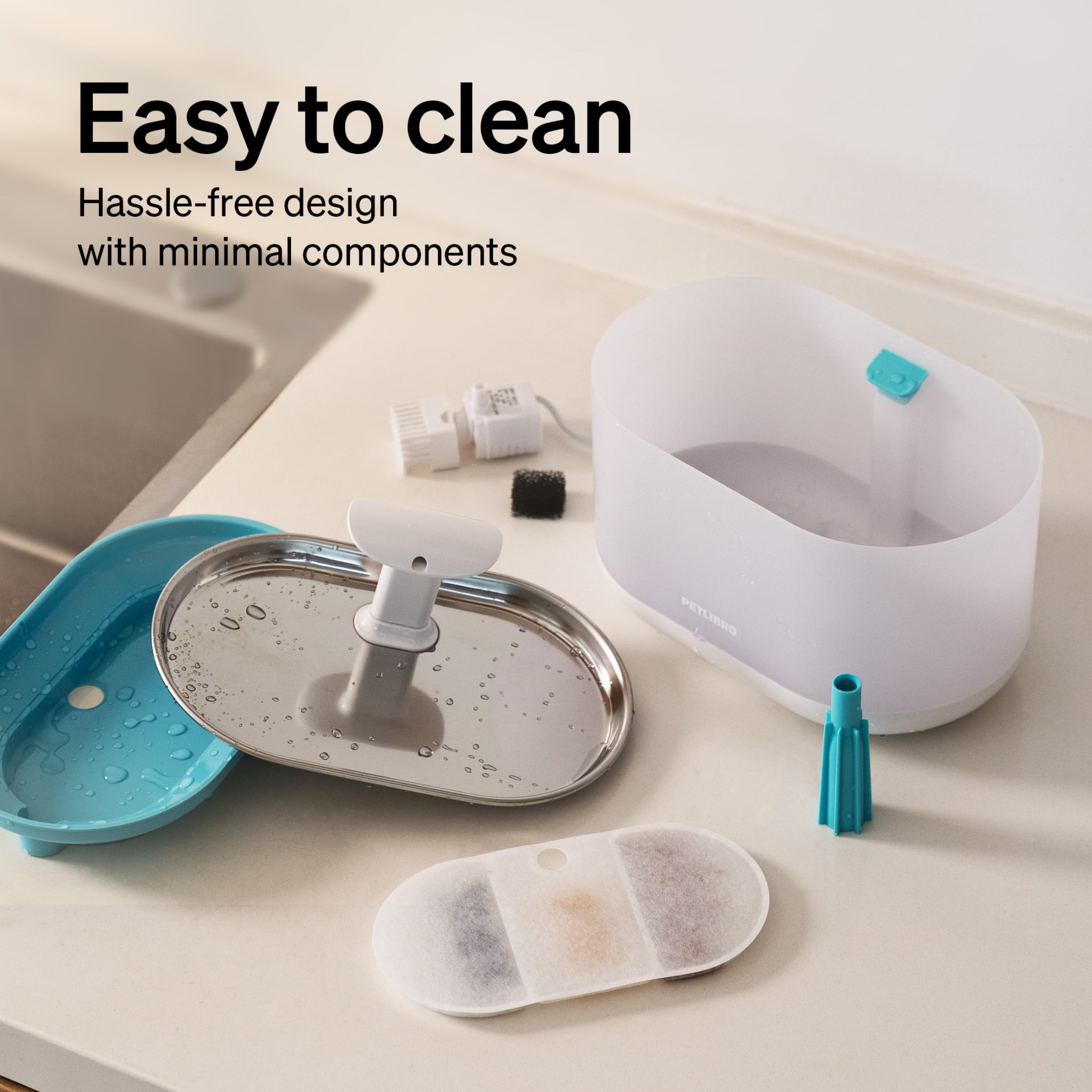 Capsule Stainless Cat Water Fountain