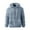 Blue, variant on Chiccall Fuzzy Hoodies for Men Pullover Textured Hooded Sweater Warm Winter Casual Loose Outerwear with Pocket