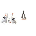 thumbnail image 1 of Esculturas de elefantes,Estatuas de elefantes,decoración del hogar,artesanías de cerámica,Escultura de velero,Estatua de velero Decoración de velero Barco de vela,Figura de velero modelo, 1 of 8